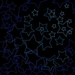 blue stars tile