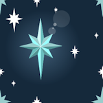 space stars background tile