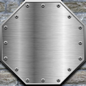 metal plate wall background tile