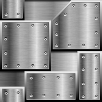 grey metal plates repeating pattern background tile