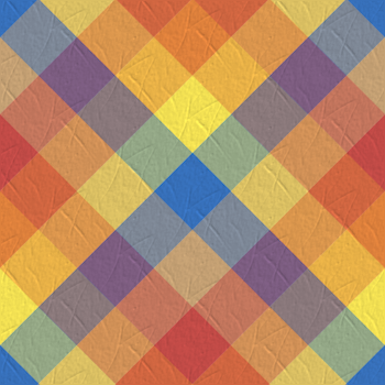 diagonal strokes yellow blue orange red