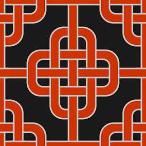 grey red tribal pattern background