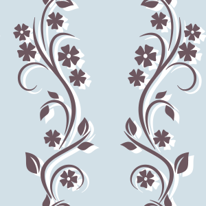 blue flowers picture icons background tile