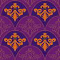 purple orange pattern background tile