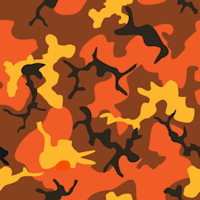 red orange yellow camoufalge background tile