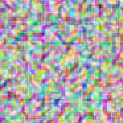 green purple blue red textured