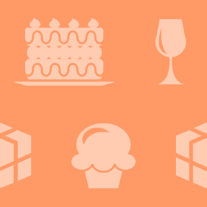 orange party graphic