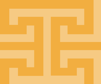 orange hooks pattern background tile