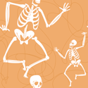 skeletons pattern clip-art background tile