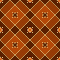 orange diamonds repeating pattern background tile