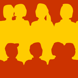 people public repeating pattern background tile