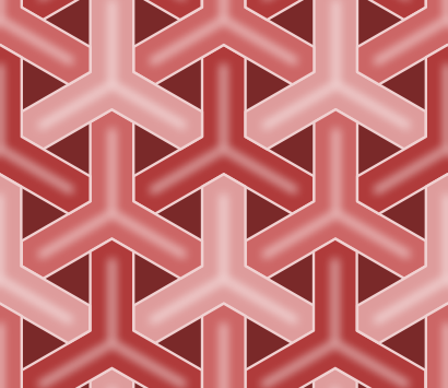 red hexagon basketry pattern background tile